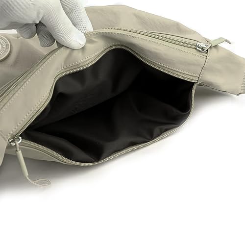 Image of WildHorn Nylon Sling Bag for Women | Lightweight Crossbody Shoulder Bag with Zipper Closure & Adjustable Strap | Casual Travel Handbag for Daily Use | Ethically Crafted