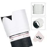 JJC Dedicated Reversible Lens Hood Shade for Canon EF 70-200mm f/2.8L is III USM & Canon EF 70-200mm f/2.8L is II USM Lens Replaces Canon Lens Hood ET-87, with Button to Lock or Release - White