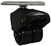 Jacob Holtz 155-2XPP-05-WB 1-1/2" X-Caster, plastic dual wheel caster with brake (Set of 4)