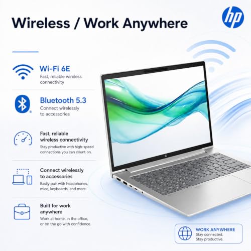 Image of HP ProBook 440 G11 14 inch WUXGA 16:10 Business Laptop, Intel Core Ultra 5 125U, 16GB DDR5 RAM, 512GB PCIe NVMe SSD, Backlit Keyboard, Fingerprint Reader, Wi-Fi 6E, Bluetooth 5.3, Windows 11 Pro