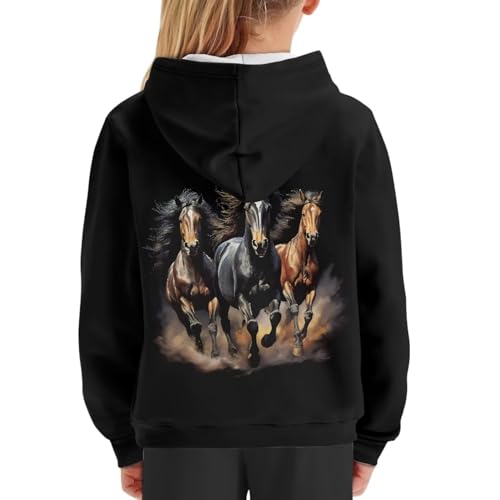 Poceacles Youth Girls Boys Sweatshirts Lightweight Hoodies Long Sleeve Hoodie Round Neck Hooded Clothes for Kids Cool Hoodys2