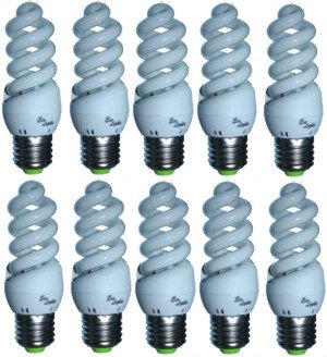 11 WATT ES (Screw) Daylight Energy Saver 10 Pack Full Spectrum Bulbs