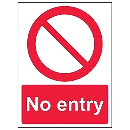 Cartello Vsafety 'Divieto Di Accesso – Persone Non Autorizzate' 600x200 Mm, Adesivo, Conforme ISO 7010, Rosso/nero