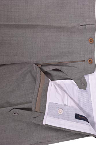 Zanella Parker Luxury Wool Men Trousers - Modern Fit Flat Front Dress Pants4