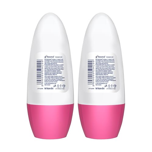 Image of Rexona Motion Activated Roll-On | Powder Dry Fresh Deodorant for Women | up to 72Hr long-lasting freshness | 45 ML (Pack of 2)