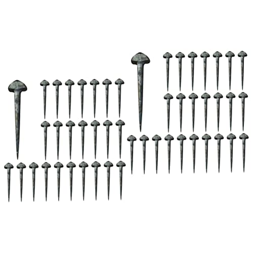 Happyyami 100pcs Professional Horseshoe Nails Iron Hoof Nippers Rear Brake Pads Compact Horse Equipment