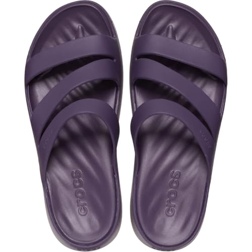 Image of Crocs Getaway Strappy Dark Iris Size 4 UK Women, Dark Iris, 4 UK