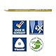 STAEDTLER Bleistift Noris (hohe Bruchfestigkeit, ergonomische Dreikantform, rutschfeste Soft-Oberfläche, Wopex-Material, Härtegrad HB, Köcherpackung, 183-HBBK3)