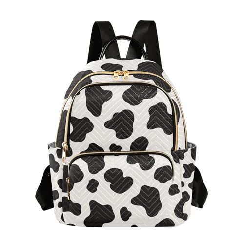 Sac à dos imprimé vache anti-fatigue, le sac à main mode pour école et travail