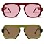 2 Pack-c15c16-burgundy/Light Red&green/Brown