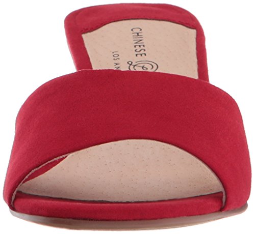 Chinese Laundry Women's My My Girl Slide Sandal, Lollipop Red Suede, 6.5 M Us #TOP1