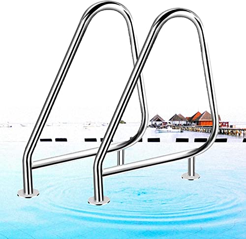 Barandilla para piscina de acero inoxidable 35.4×22×31.8 pulgadas miniatura 1