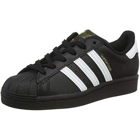 adidas Unisex Kids Superstar Running Shoe, Core Black Footwear White Core Black, 4.5 UK Cover
