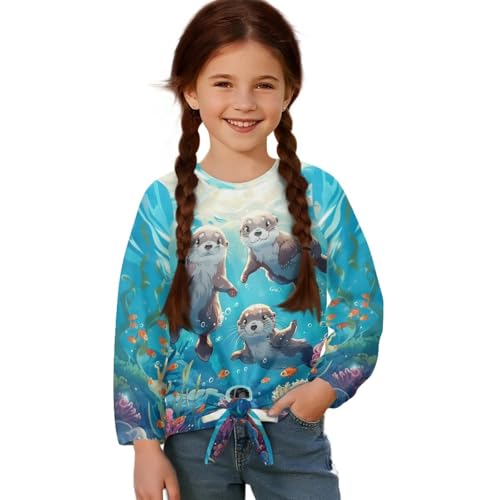 Long Sleeve Shirt for Girls Kids Size 5-12 Years Old