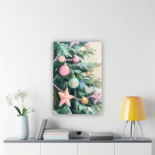 Poster sapin de Noël pastel pour petit espace sans encombre - 6