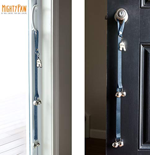 Mighty Paw Tinkle Bells, Premium Quality Dog Doorbells, Housetraining Doggy Door Bells For Potty Training (Grey) #TOP5