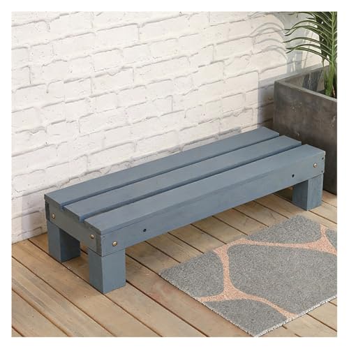 Plataforma de madera, taburete de movilidad al aire libre, taburete portátil de 1 escalón para el hogar, jardín, patio, balcón, no requiere montaje