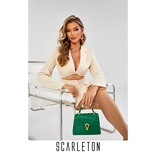 Scarleton Crossbody Bags For Women, Handbags For Women, Top Handle Satchel Purses For Women, Shoulder Bag Purse, H210013 - Green #TOP6