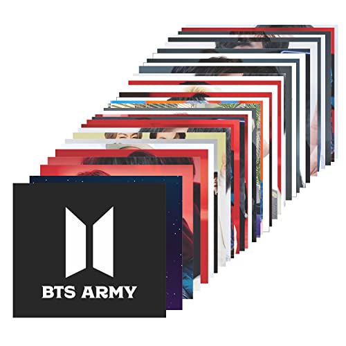 Image of Clickedin -Korean Pop BTS Photocard, 32 Pieces KPop Lomo Photocard Set, HD Quality BTS All Member Photos and Logo