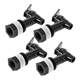 Vielseitige kompatibilität: dieser zapfhahn wurde speziell für weinflaschen aus glas entwickelt und eignet sich auch für verschiedene arten von getränkespendern. er bietet vielseitige verwendungsmöglichkeiten, fasshahn und ersatz-getränkezapfhahn