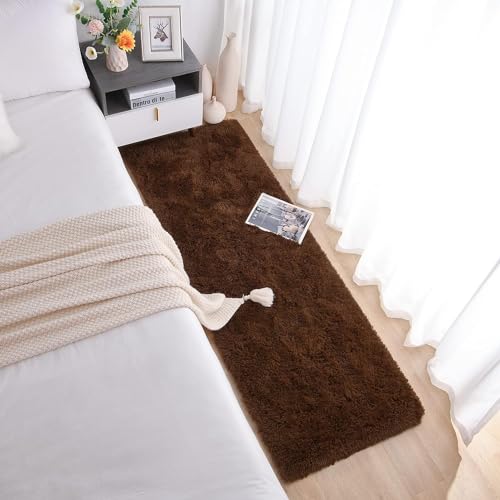 Image of Modern Micro Fiber Rug /Carpet for Hall, Bedroom, Kichen, Kids Room, Baby Room Etc.Color-Coffee Size 1.5X3 Feet, Rectangular