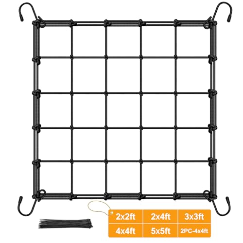 BSTPCOO 2x2 Trellis Netting for Grow Tent, Heavy Duty Elastic Plant Net