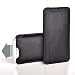Produktbild Almwild® Hülle, Tasche passend für Apple iPhone 12 Mini MIT Apple Leder Case/Silikon Case aus echtem Rinds- Leder. In Schwarz. Handyhülle in Bayern handgefertigt. Modell Sattlerschorsch