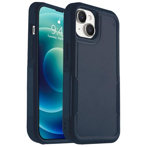 Coque iPhone 14 Plus intégrale et antichoc de couleur bleu foncé