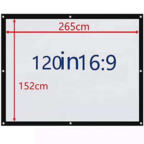 Pantalla de proyector plegable 120" 16:9 para exteriores miniatura 7