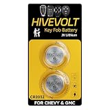 Key Fob Replacement Batteries for Chevy & GMC（Silverado Equinox Malibu Traverse Cruze Sierra Acadia Terrain Colorado Impala Trax Camaro Tahoe Yukon Trailblazer）Premium Lithium Remote Batteries 2 Pack