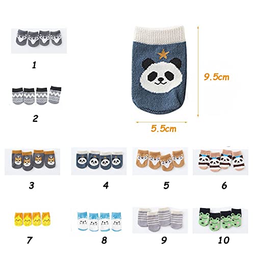 Okdeals AM8AM0DWEGUS Furniture Protectors Covers Home Floor Protection Pads Noise Reduction Knitted Non-Slip Table Legs Socks 4Pcs thumb #4
