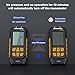 AUTOOL Manometer Gas Pressure Tester,Digital Manometer HVAC,10 Units Differential Dual Port Pressure Gauge -100 to 200Kpa,Data Zeroing with Backlight LCD Display