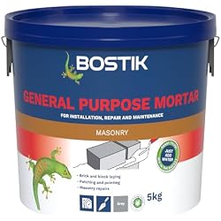 Bostik Cementone General Purpose Mortar 5kg - Ready Mixed Mortar, Just Add Water - for Interior & Exterior Repairs