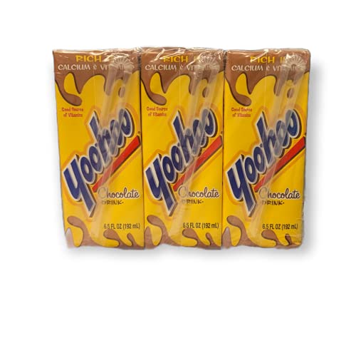 Yoohoo Chocolate Drink Rich In Calcium & Vitamin D 6.5 Oz. Pack Of 6.
