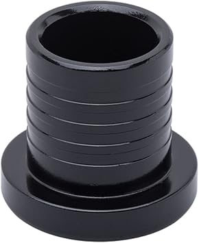 THua store Alloy Aluminium 10/12/14/16/18/20/22/25/34/38 Mm Dump Blow Off Valve Bov Blanking Plug Silicone Hose Blanking Plug Color 25mm black