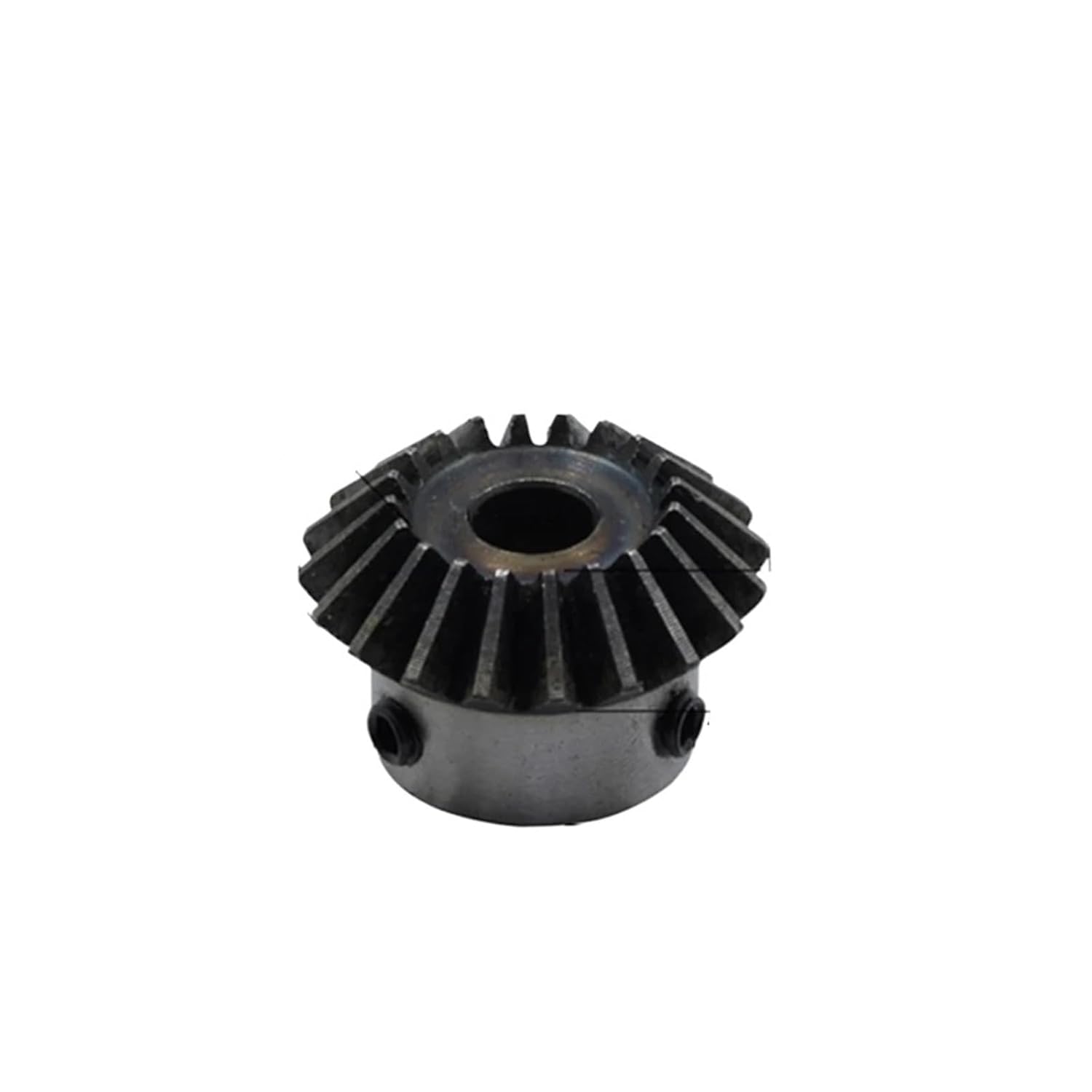 1 Piece Bevel Gear 3 die 30 Teeth Inner Hole 20/22/25/28/30/32/35/40/45/48/50mm Gear 90 Degree Meshing Angle Steel Gear Screw Hole M6(30mm Keyway 8mm)