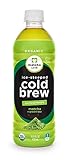 Matcha Love Cold Brew Unsweetened Plus Green Tea 15.9 Ounce Bottle (Pack of 12) Unsweetened Five Calories No Sugar or Artificial Sweeteners USDA Certified Organic Caffeinated
