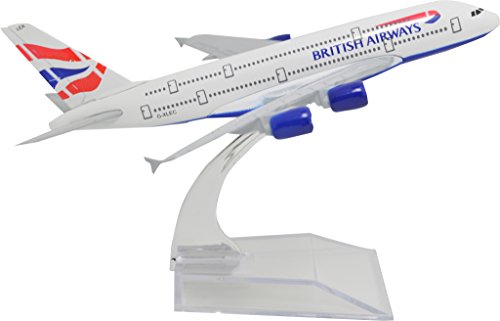 Tang Dynasty(Tm) 1:400 16Cm Air Bus A380 British Airways Metal Airplane Model Plane Toy Plane Model #TOP6