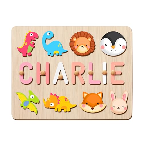 GifXify Personalisierte Holzpuzzle mit Name - Personalisierte...