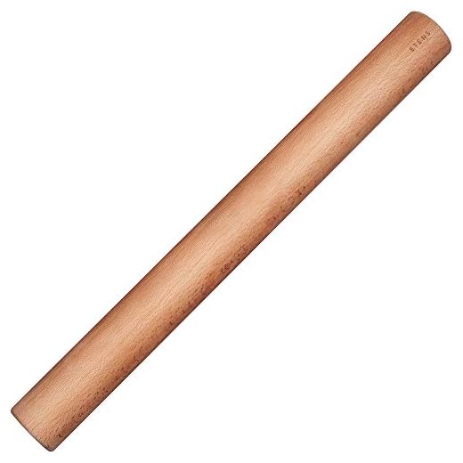 Etens Rolling Pin 18 Inch, Professional Dowel Wood Rolling Pins for Baking Pasta Pizza Pie and Cookie, Wooden Dough Roller Pin – Baking Supplies Tools (Straight Style, Large 1.75 Inch Diameter)