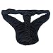 iEFiEL Mens Pouch Support Open Sheath Glove Thong Black