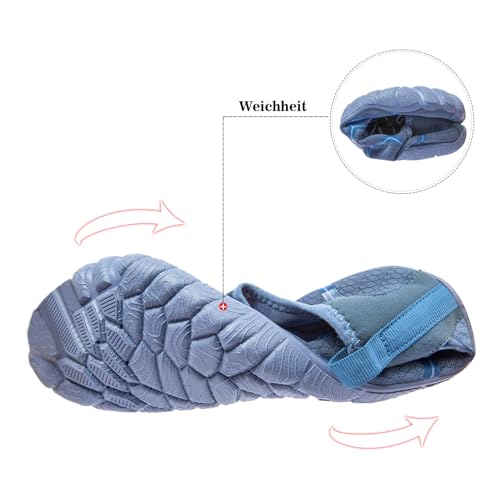 Image of Men's Hike Barefoot Quick-Dry Sports Shoes Wide Toe Aqua for Swim Diving Surfing Kayaking Pool Beach Walking