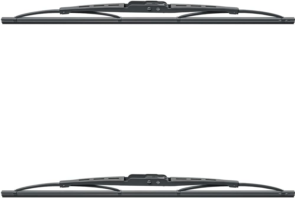 Replacement Front Windshield Wiper Blade Set of 2 Mechanics Choice for 1967-1979 Ford F-100 (Original Blade Type)