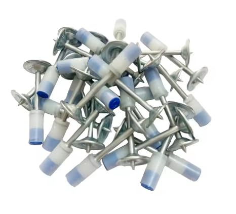 42mm 200Pcs Round Nails Manual Fire Round Nail Gun Fixed Peg Nails Diameter 7.3mm For Mini Nail Gun