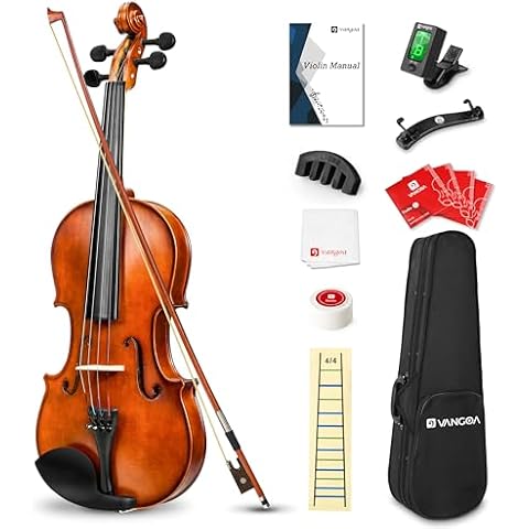 Vangoa 4/4 Solid Wood Acoustic Violin Set Cover