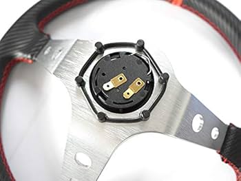 ディープコーン　ステアリング　ドリフトハンドル　35Φ　シルバー【2335】 Amazon | ディープコーン ステアリング ドリフトハンドル 35Φ