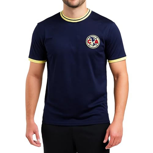 Icon Sports Officially Licensed Club America Game Day Shirt - Unisex Adult - CA246GD Navy M