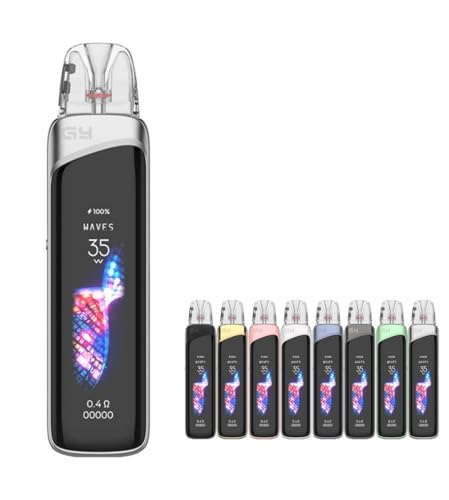 [EF Caliburn G4 Pro Pod System Kit 1800mAh 3ml (35W) Jo[G4 v |bh Vape xCv X^[^[Lbg dq^oR ։ [d jR`t[ (Pearl Silver)