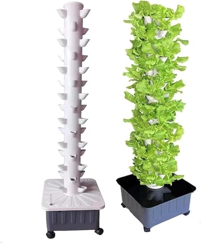 Tour hydroponique 15 niveaux 45 trous pour cultiver vos herbes fraîches à la maison