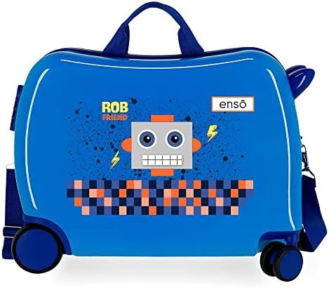 Enso Rob Friend Maleta Infantil Azul 50x38x20 cms Rígida ABS Cier...